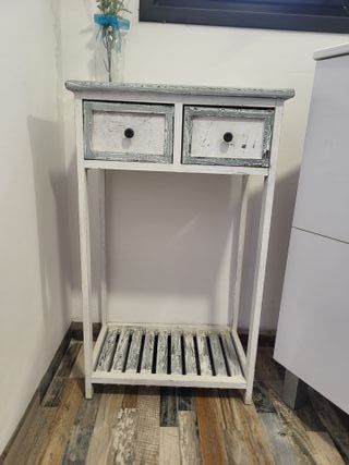 Mobile ausiliario in legno invecchiato