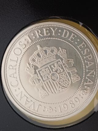 5000 Pesetas Plata Quinto Centenario
