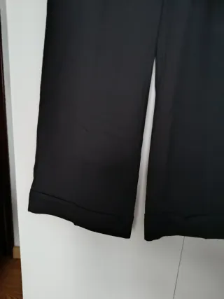 Pantalones anchos Bershka negros