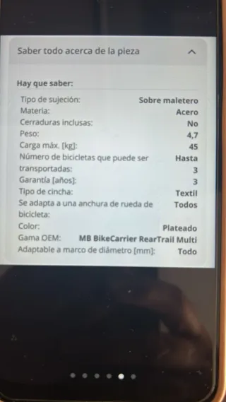 Portabicicletas MontBlanc para coche