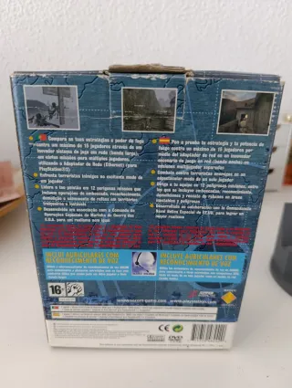 Socom PS2 Caja Cartón + Micrófono