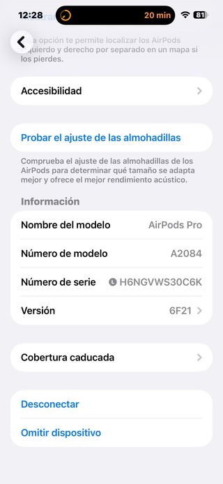 AIRPODS PRO 1 ORIGINAL #N81059
