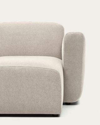 Divano beige 3 posti in tessuto