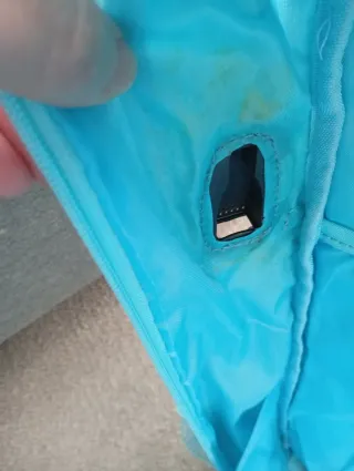 Mochila portátil ZINZ gris y turquesa