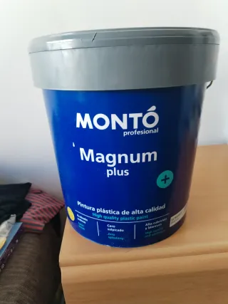 Pintura Plástica Montó Magnum Plus Blanca grande