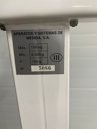 Peso profesional ASIMED con Tallímetro.