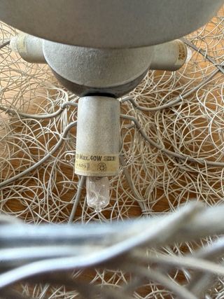 Lámpara de techo de diseño metal plateado