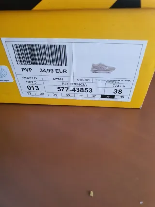 Tenis Munstang Mujer Dorados y Rosas