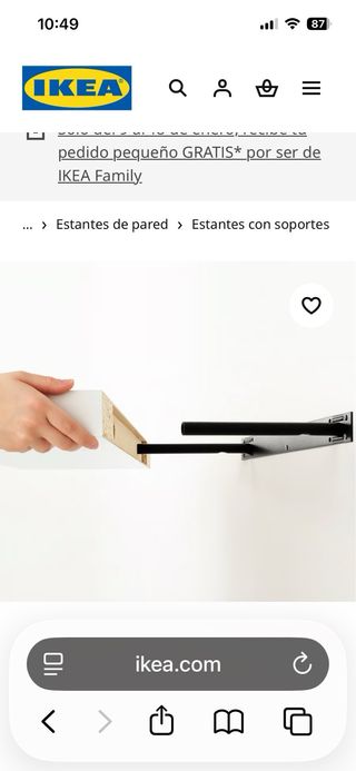 Estante Lack Ikea Blanco