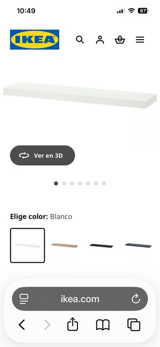 Estante Lack Ikea Blanco
