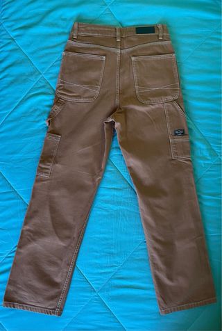 Vaqueros marrón claro Bershka talla S