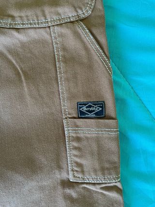 Vaqueros marrón claro Bershka talla S