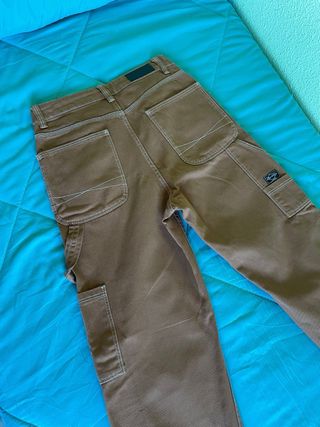 Vaqueros marrón claro Bershka talla S