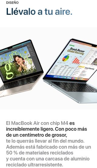 MacBook Air M4 24GB | 512GB (Nuevo)
