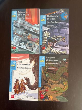 8 Libros en perfecto estado El barco de vapor