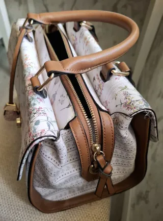 Bolso Parfois floral blanco