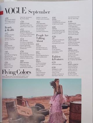 Vogue USA, septiembre 2017