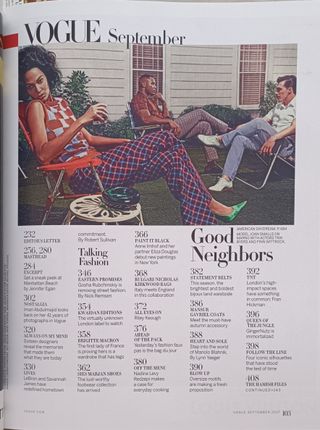 Vogue USA, septiembre 2017