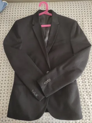 Chaqueta Americana Zara Negra