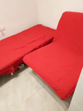 Poltrona Letto Ikea Rosso