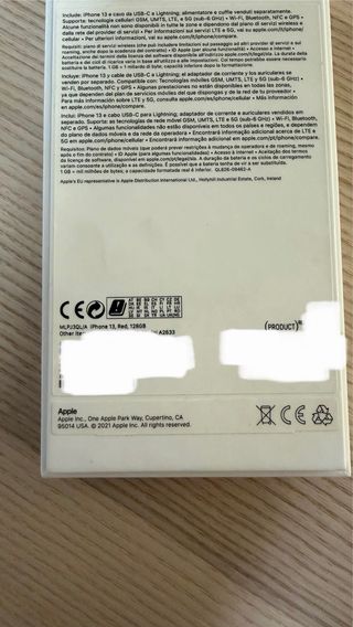 iPhone 13 128GB Rojo