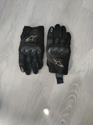 Guantes Moto Alpinestars Negros.