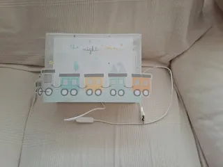 Lámpara infantil tren nocturno