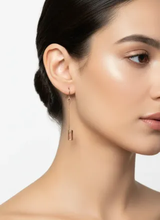 Pendientes de cobre hechos a mano, venencia Jerez