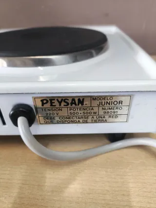 Hornillo Eléctrico Blanco