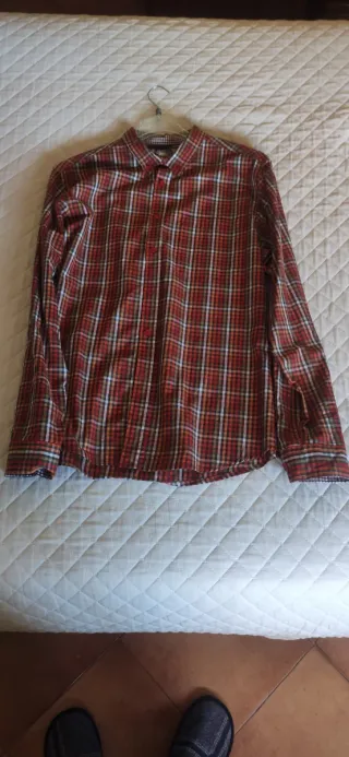 Camisa de cuadros talla L