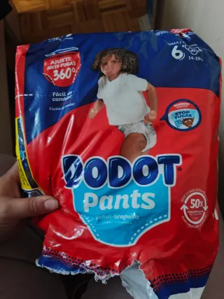 Pañales Dodot Pants Talla 6 (14-19kg)