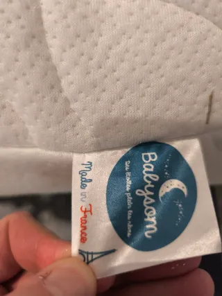 Colchón cuna 120x60cm con funda lavable