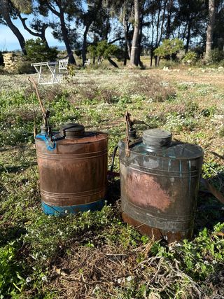 Pareja Sulfatadoras Antiguas LENURB de cobre/latón
