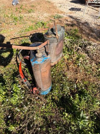 Pareja Sulfatadoras Antiguas LENURB de cobre/latón