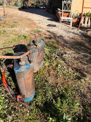 Pareja Sulfatadoras Antiguas LENURB de cobre/latón
