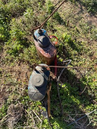 Pareja Sulfatadoras Antiguas LENURB de cobre/latón
