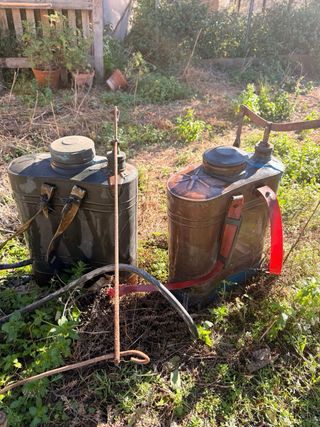 Pareja Sulfatadoras Antiguas LENURB de cobre/latón