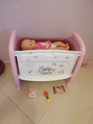 Bañera y cambiador Smoby para muñecos