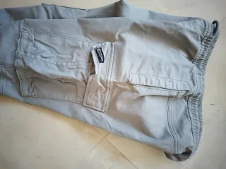 Pantalones Cargo grises