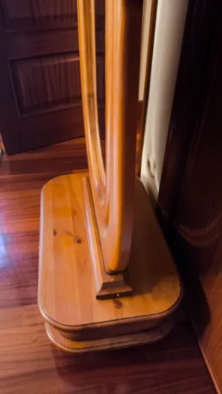 Espejo de pie madera maciza