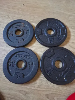12 discos de pesas