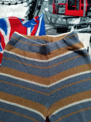 Pantalones Pull&Bear rayas azules y marrones