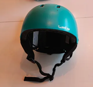 Casco Esquí Wedze H100 Junior Azul