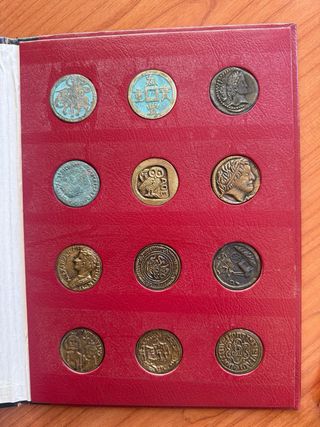 Colección monedas antiguas reproducciones