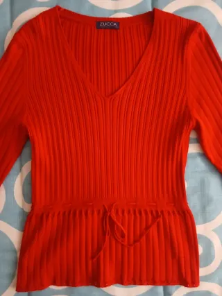 Jersey mujer talla 44 rojo