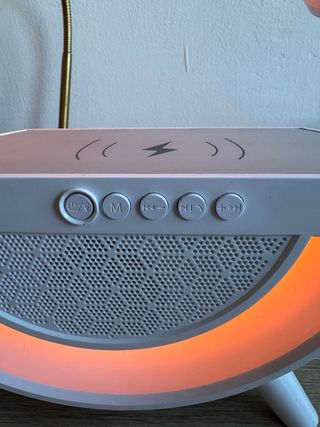 Lámpara Altavoz Cargador Inalámbrico