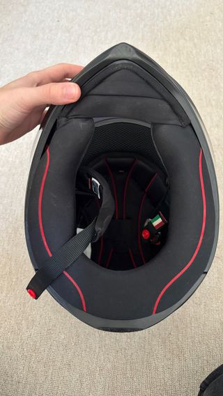 Casco AGV K1 S Talla S Negro Brillante