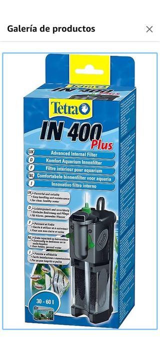 Tetra IN 400 Plus Filtro Interno Acuario