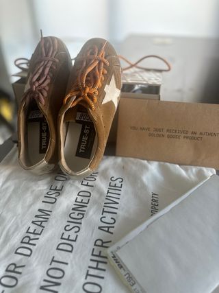 Zapatillas Golden Goose True Star T36 Camel Ante