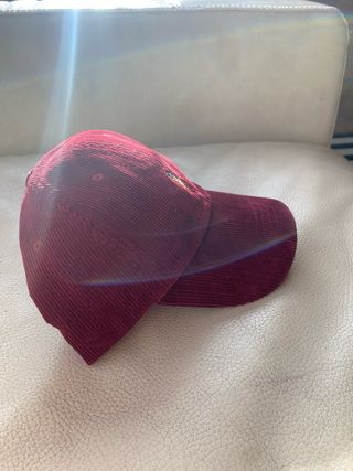 Gorra Ralph Lauren de pana Burdeos